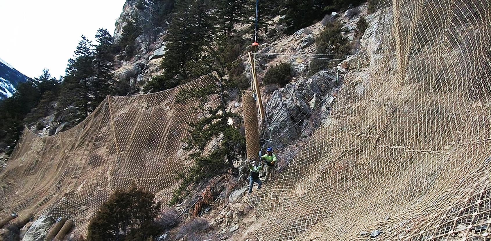 Maccaferri Rockfall Attenuator Fence body image