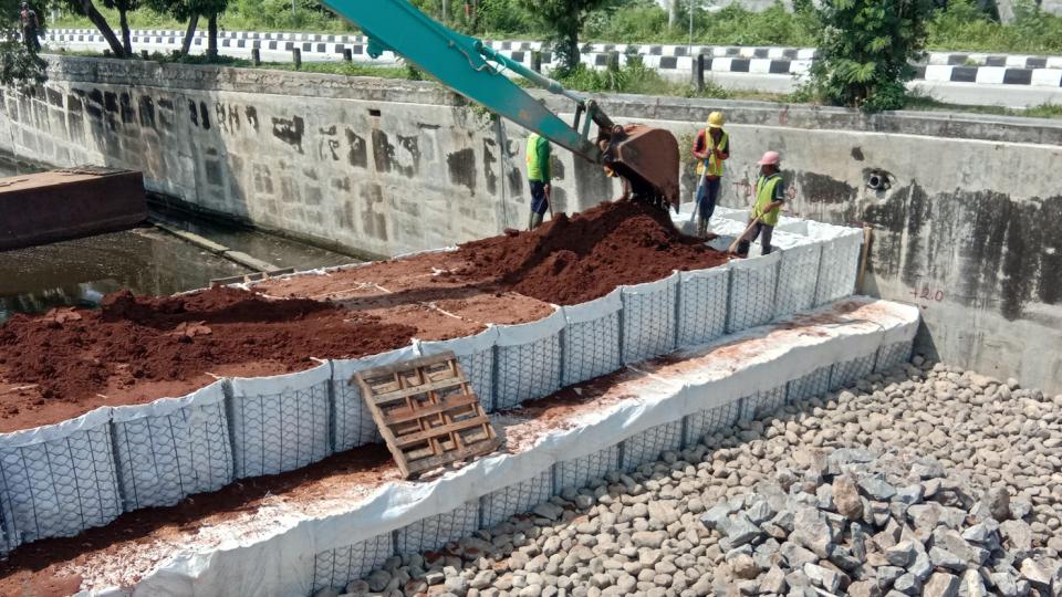 Maccaferri Flexmac Temporary Flood Barrier - body image