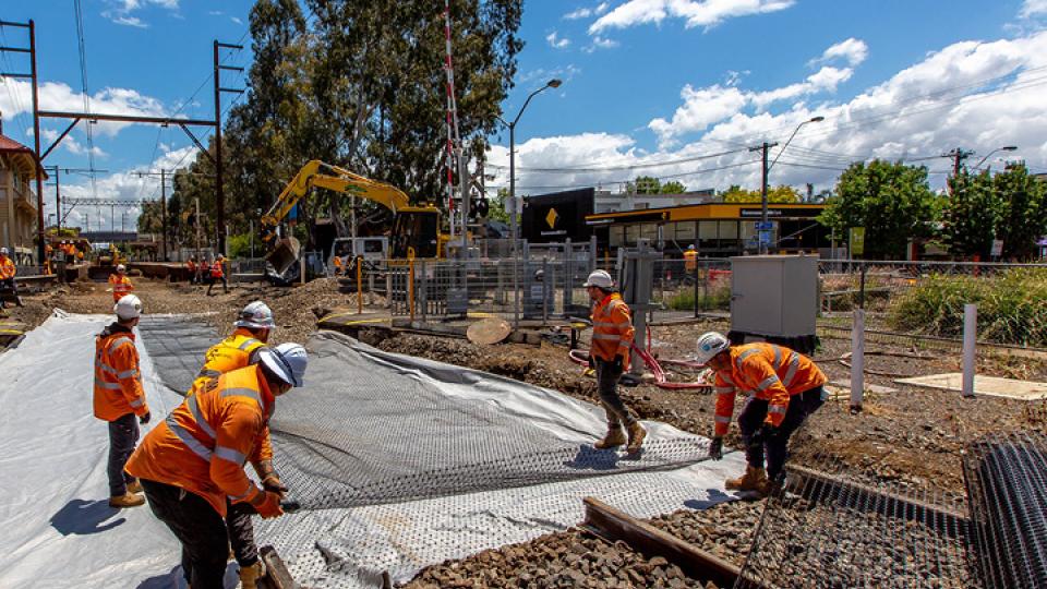 Track Ballast stabilisation