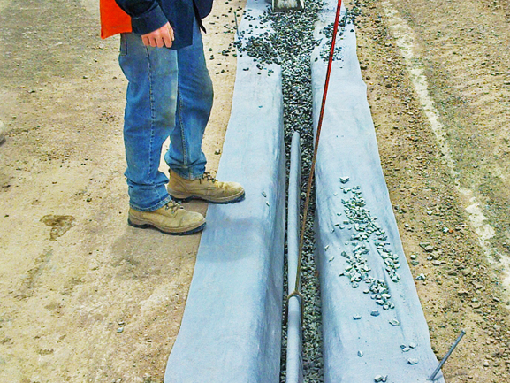 Megaflo Green for Panel Drain & Subsoil Drainage System