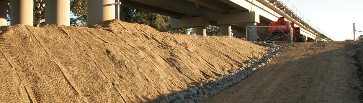 Erosion Control Blanket Jute Mesh 4 ft x 225 ft Natural Fiber 100%  Biodegradable