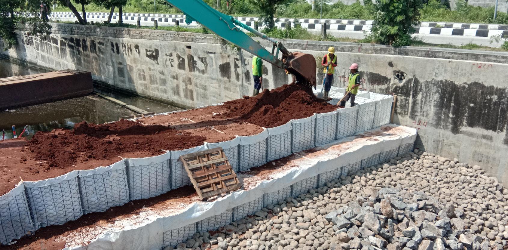 Maccaferri Flexmac Temporary Flood Barrier - body image