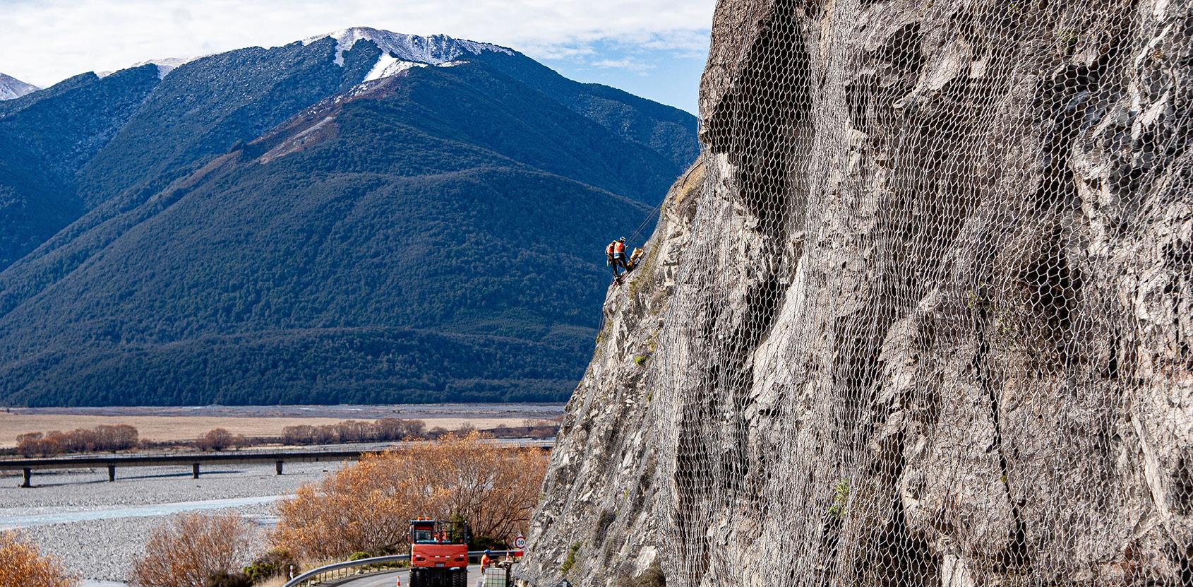 Maccaferri Steelgrid HR Rockfall Netting body image