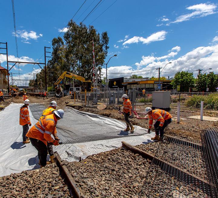 Track Ballast stabilisation