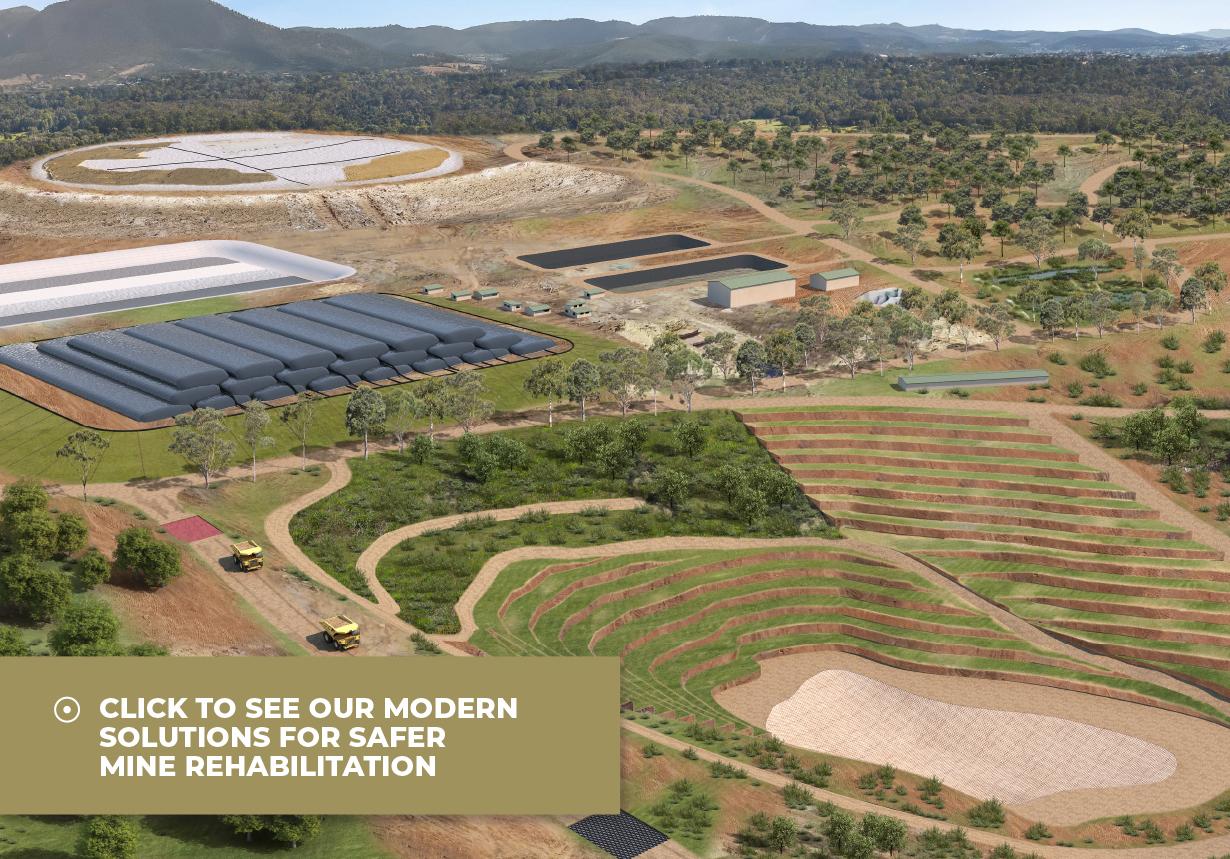 Geofabrics mine rehabilitation 3D banner